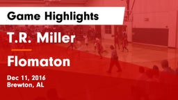 T.R. Miller  vs Flomaton  Game Highlights - Dec 11, 2016