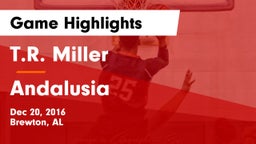 T.R. Miller  vs Andalusia Game Highlights - Dec 20, 2016