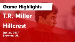 T.R. Miller  vs Hillcrest Game Highlights - Jan 21, 2017
