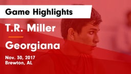 T.R. Miller  vs Georgiana Game Highlights - Nov. 30, 2017