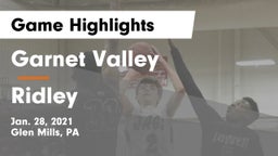 Garnet Valley  vs Ridley  Game Highlights - Jan. 28, 2021