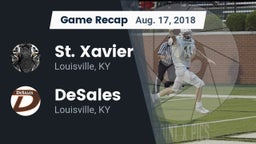 Recap: St. Xavier  vs. DeSales  2018