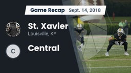 Recap: St. Xavier  vs. Central  2018