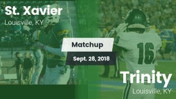 Matchup: St. Xavier High vs. Trinity  2018