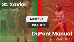 Matchup: St. Xavier High vs. DuPont Manual  2018