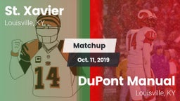 Matchup: St. Xavier High vs. DuPont Manual  2019