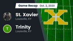 Recap: St. Xavier  vs. Trinity  2020