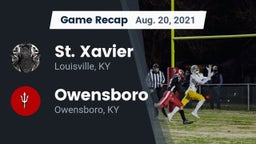 Recap: St. Xavier  vs. Owensboro  2021