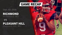 Recap: Richmond  vs. Pleasant Hill  2016