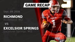 Recap: Richmond  vs. Excelsior Springs  2016