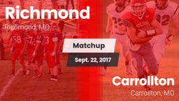 Matchup: Richmond  vs. Carrollton  2017