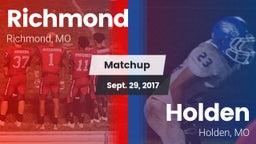 Matchup: Richmond  vs. Holden  2017