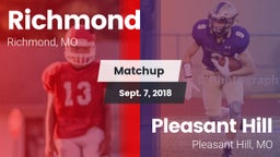Matchup: Richmond  vs. Pleasant Hill  2018