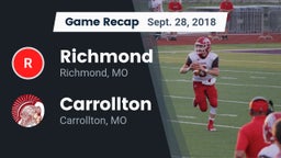 Recap: Richmond  vs. Carrollton  2018