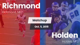 Matchup: Richmond  vs. Holden  2018