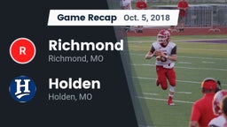 Recap: Richmond  vs. Holden  2018
