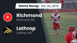 Recap: Richmond  vs. Lathrop  2018