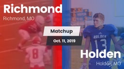 Matchup: Richmond  vs. Holden  2019