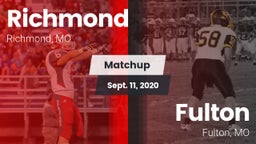 Matchup: Richmond  vs. Fulton  2020