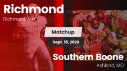 Matchup: Richmond  vs. Southern Boone  2020