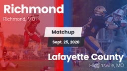 Matchup: Richmond  vs. Lafayette County  2020