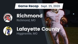 Recap: Richmond  vs. Lafayette County  2020