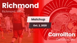 Matchup: Richmond  vs. Carrollton  2020