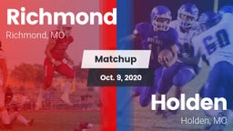 Matchup: Richmond  vs. Holden  2020