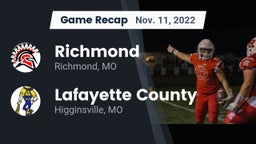 Recap: Richmond  vs. Lafayette County  2022