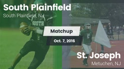 Matchup: South Plainfield vs. St. Joseph  2016
