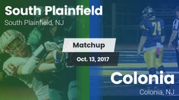 Matchup: South Plainfield vs. Colonia  2017