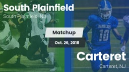 Matchup: South Plainfield vs. Carteret  2018