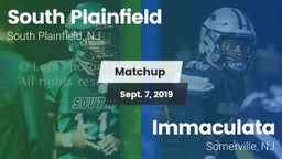 Matchup: South Plainfield vs. Immaculata  2019