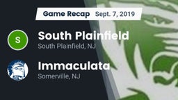 Recap: South Plainfield  vs. Immaculata  2019
