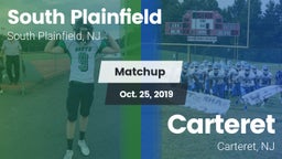 Matchup: South Plainfield vs. Carteret  2019