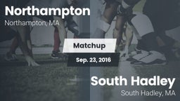Matchup: Northampton High vs. South Hadley  2016
