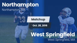 Matchup: Northampton High vs. West Springfield  2016