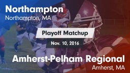 Matchup: Northampton High vs. Amherst-Pelham Regional  2016