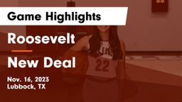 Roosevelt  vs New Deal  Game Highlights - Nov. 16, 2023