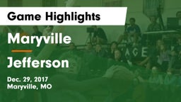 Maryville  vs Jefferson Game Highlights - Dec. 29, 2017