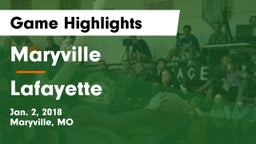Maryville  vs Lafayette  Game Highlights - Jan. 2, 2018