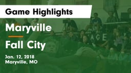 Maryville  vs Fall City Game Highlights - Jan. 12, 2018