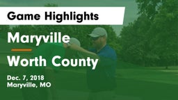 Maryville  vs Worth County Game Highlights - Dec. 7, 2018