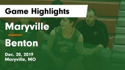 Maryville  vs Benton  Game Highlights - Dec. 20, 2019