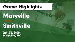 Maryville  vs Smithville  Game Highlights - Jan. 30, 2020