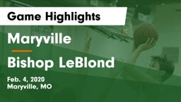 Maryville  vs Bishop LeBlond  Game Highlights - Feb. 4, 2020