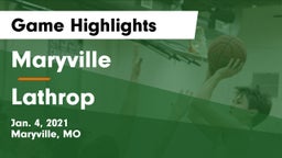 Maryville  vs Lathrop  Game Highlights - Jan. 4, 2021