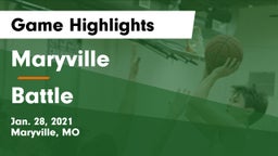 Maryville  vs Battle  Game Highlights - Jan. 28, 2021