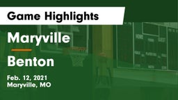 Maryville  vs Benton  Game Highlights - Feb. 12, 2021