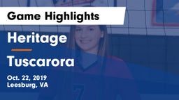 Heritage  vs Tuscarora  Game Highlights - Oct. 22, 2019